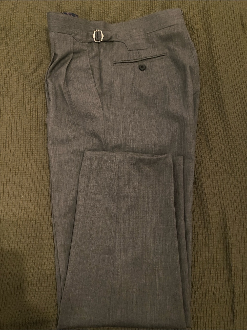 Aspen Pleated high waist trousers 30x30